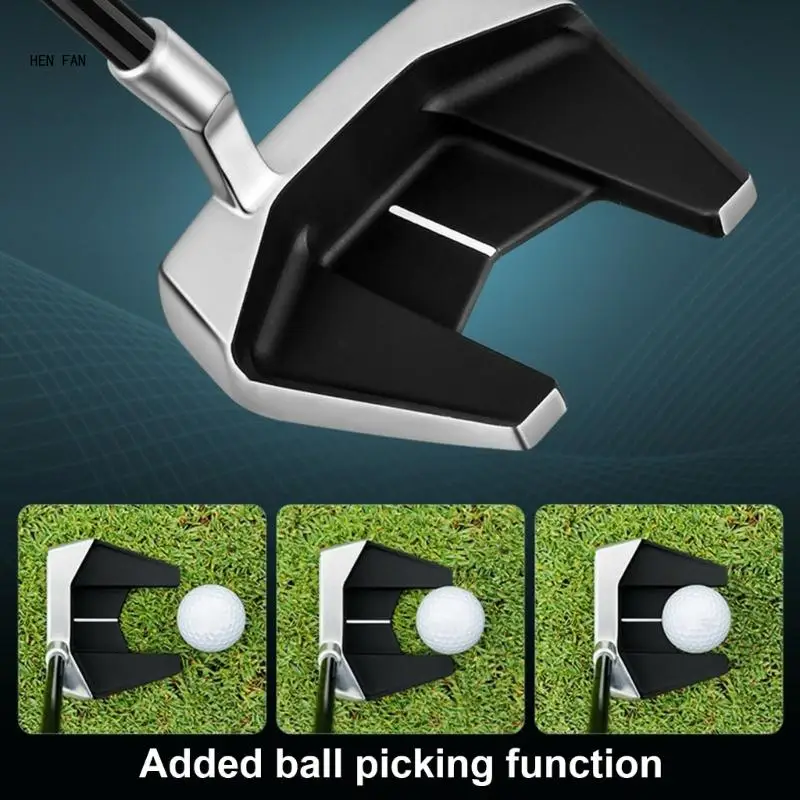 Golf Putter Golf Club for Any Putting Green Mat Home Office Golf Putter with Standing and Picking up Function M89D