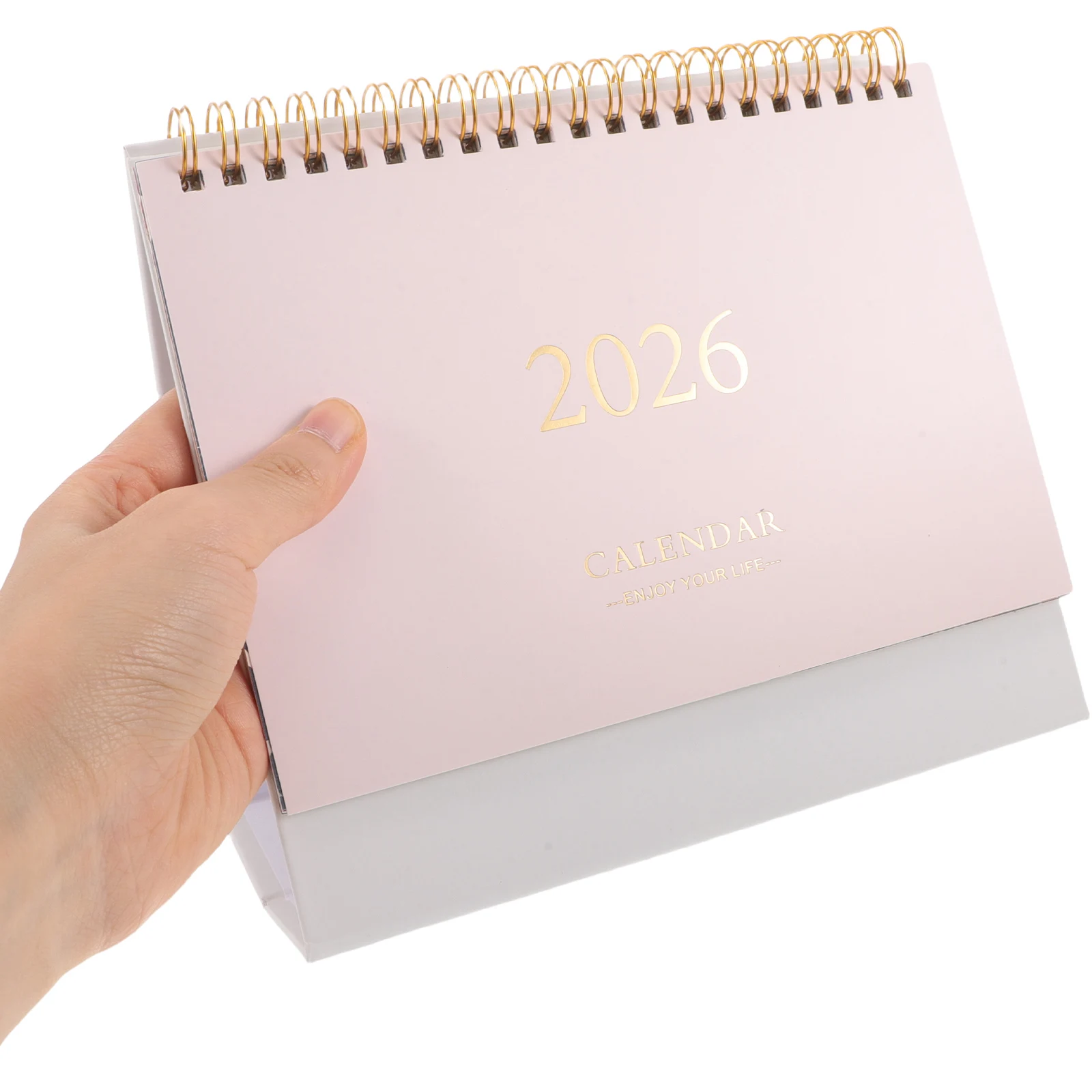 

Turn The Page Simple Mini Desk Calendar Student Monthly Paper Standing Flip Agenda