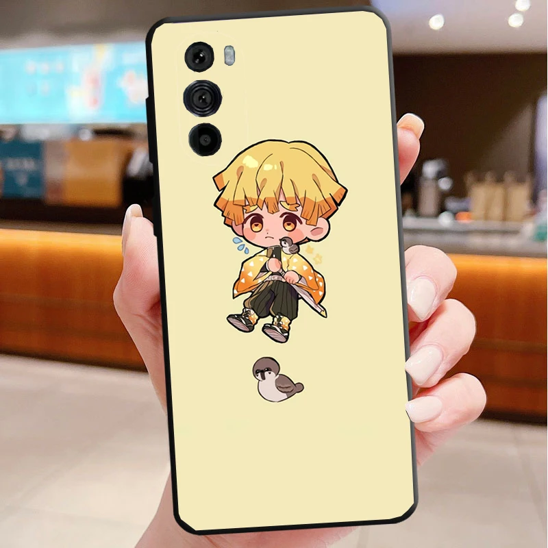 

Phone Case For Motorola Edge 50 40 Pro 60 50 40 30 Ultra Neo Fusion G85 G72 G53 G54 G84 G13 G32 Demon Slayer Kimetsu No Yaiba