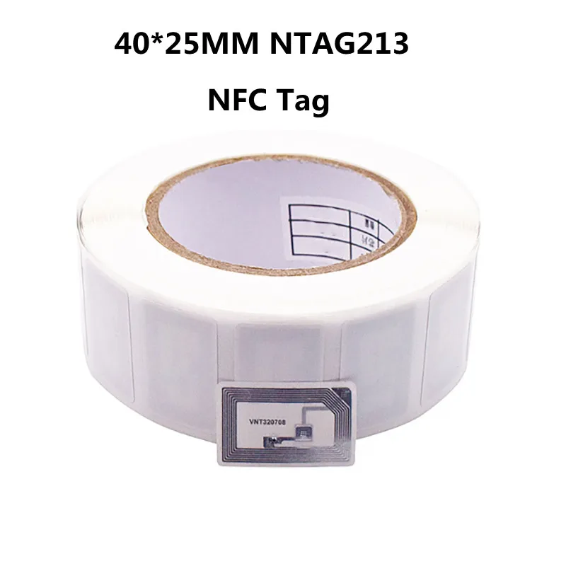 5/10/50pcs 40*25MM Ntag213 NFC TAG Sticker 13.56MHz ISO14443A NTAG 213 Universal Lable RFID Tag for all enabled phones