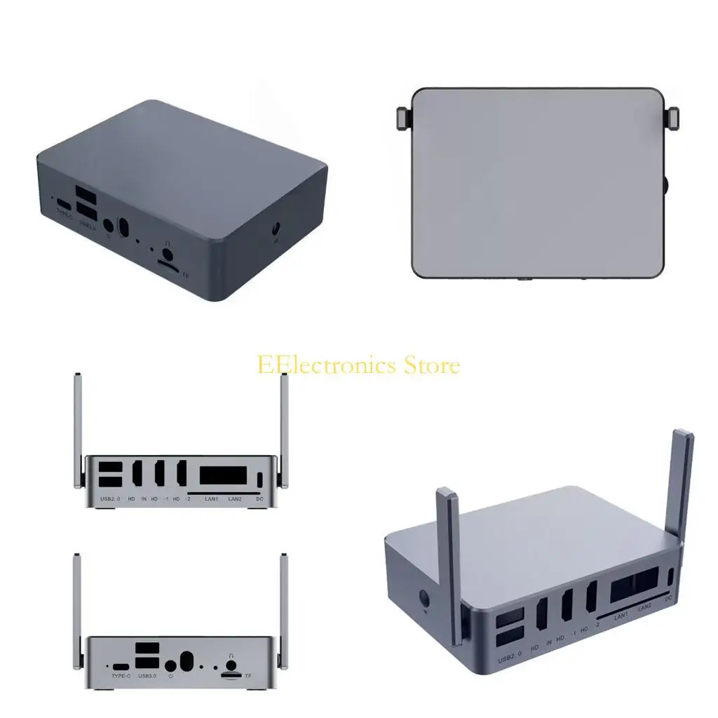 

B03C Stylish Metal Enclosure for OrangePi 5Plus Single Board Computer Cover Box