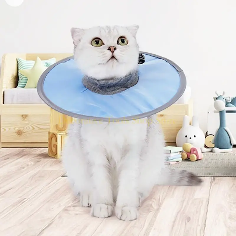 QX2E Recovery Collar مخروط مضاد للماء بعد الجراحة المخروطية للكلاب الصغيرة