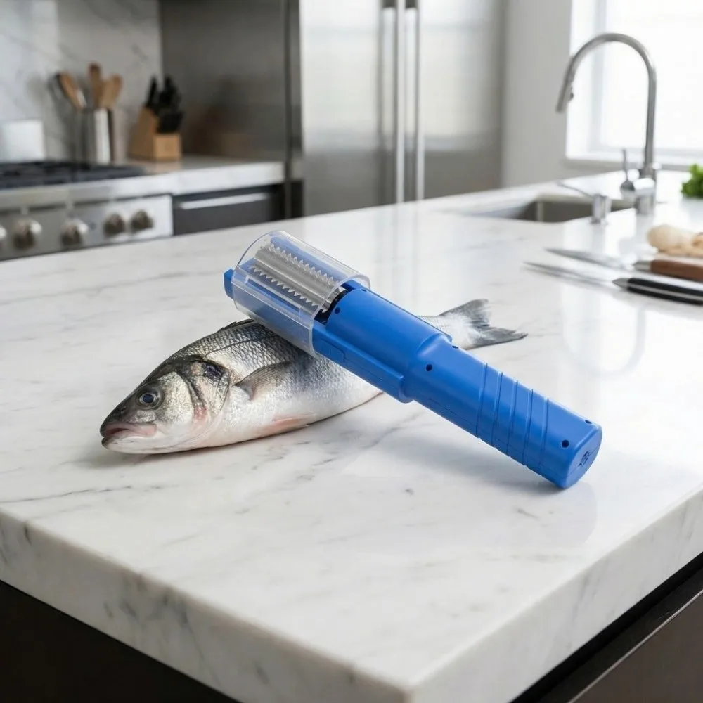 Handheld Electric Fish Scraper Waterproof Efficient Fish Scale Remover Effort-saving USB Charging Fish Cleaner Scraper Kitchen