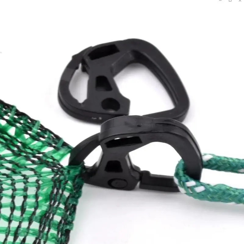 20/50/100pcs Black Sunshade Net Hook Garden Sunshade Net Agraffe Installation Tool, Outdoor Courtyard Poultry Fence Line Hanger