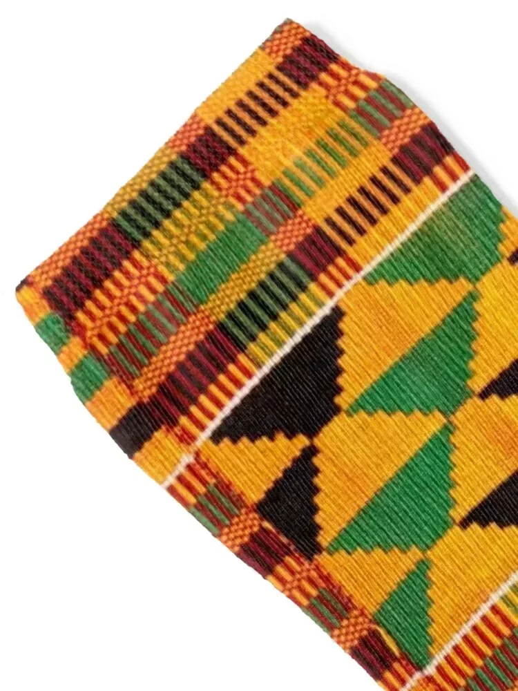 African Pattern Authentic Kente Cloth Pattern African Ghana Design Socks Thermal man winter cute Men Socks Luxury Brand Women's