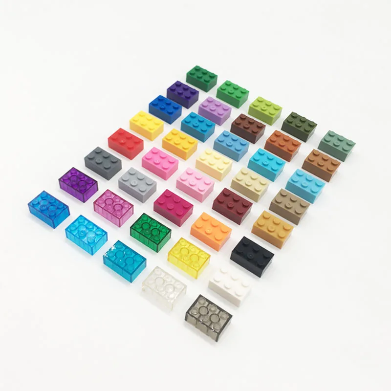 【540 Pcs】[1KG] Compatible with 3002 small particle interlocking building blocks. MOC technology components. 2X3 basic bricks.