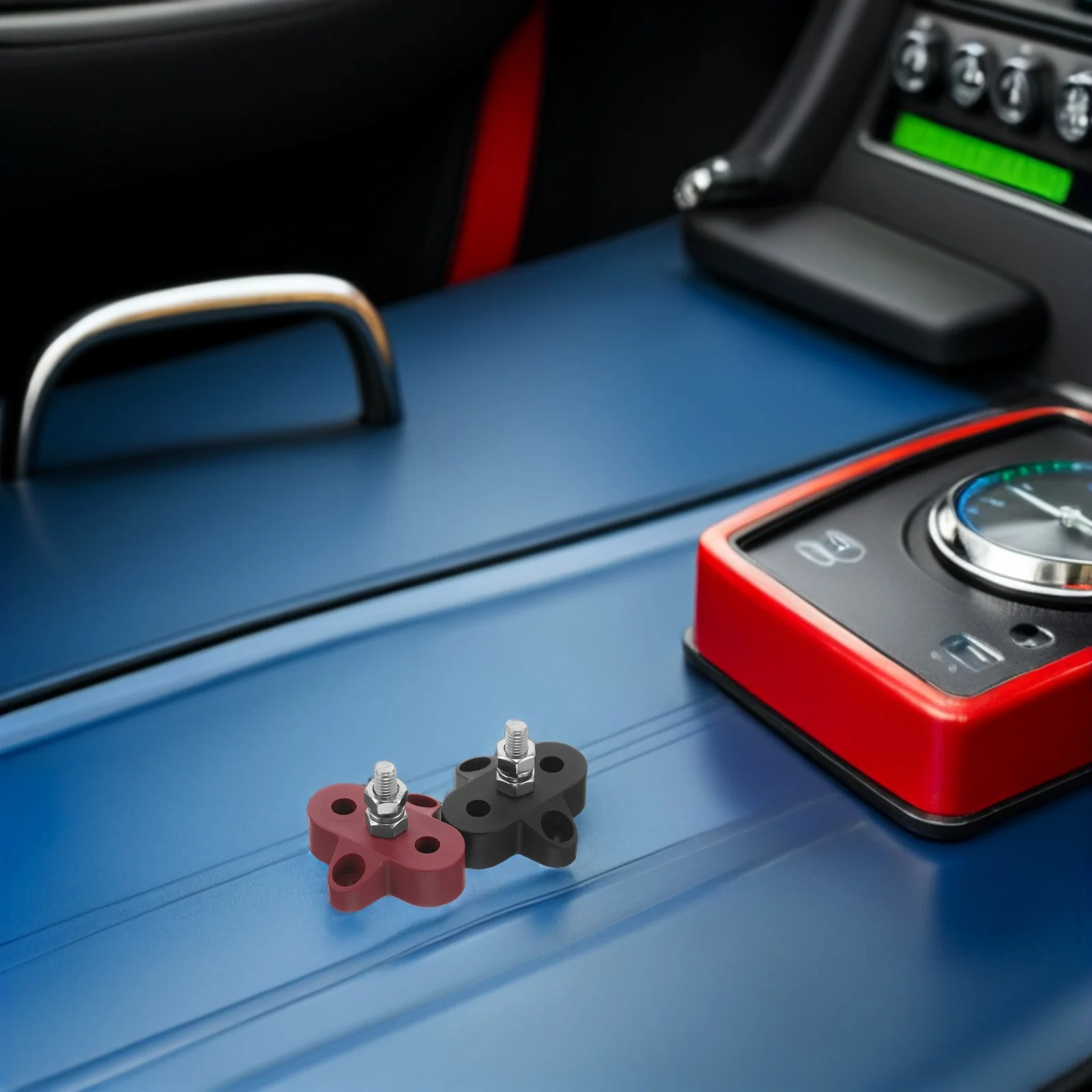 ขั้วต่อสายดินแบบเดี่ยว M6 สำหรับรถบ้าน รถบรรทุก เรือ รถยนต์ - ขั้วต่อทนการกัดกร่อนสำหรับรถยนต์