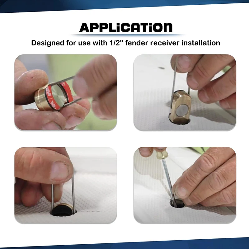 Herramienta de instalación de acero inoxidable, BSPA-1183 para instalación de receptor de guardabarros de 1/2 pulgadas