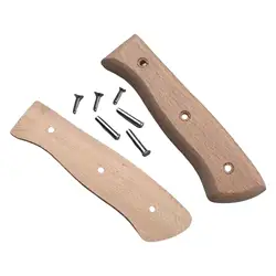 Wood Knife Handle Comfortable Grip Chef Cutter Handle Meat Cutter Handle