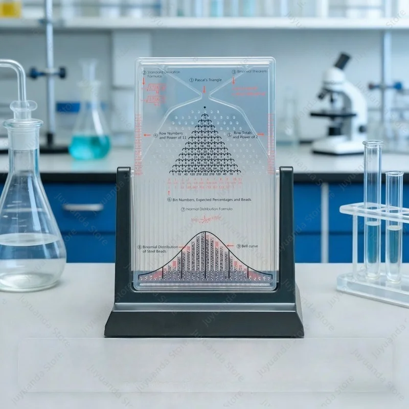 Galton Board Model Math Teaching Toy Normal Distribution Demonstration Desk Decor