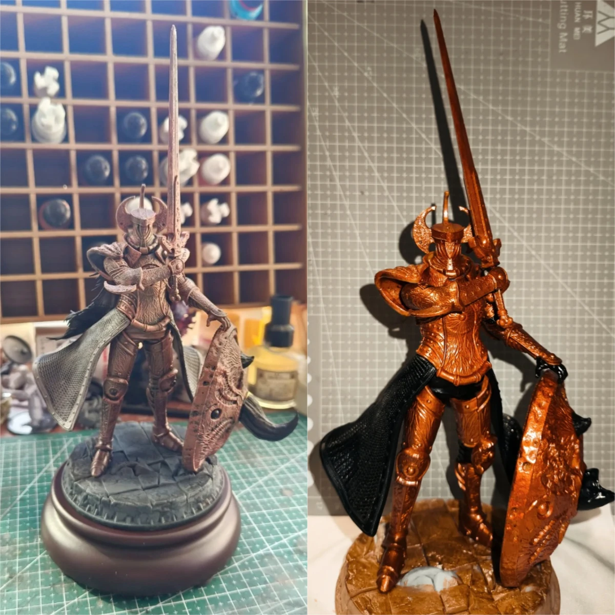 Furnace Knight No Wings VERSION 3D Printed Resin Model High Precision Figurines DIY Coloring Self-assembly Decoration Crafts