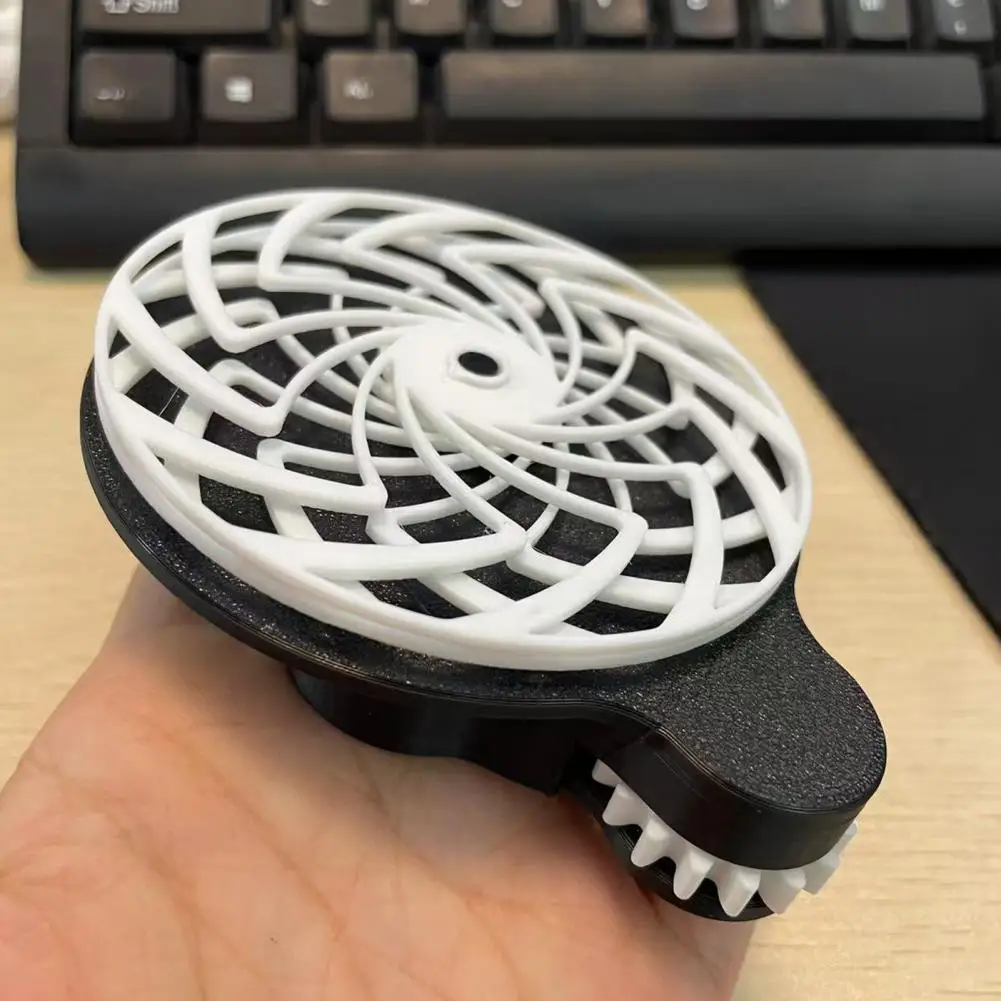 Spiral Toy for Stress Relief Stress Relief Spiral Toy 3d Printed Pocket Fidget Spinner Relaxation Rotating Wheel Concentration