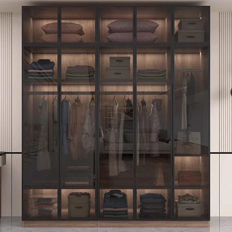 Minimalistische Vrouwen Garderobe Slaapkamer Luxe Moderne Woonkamer Kledingkast Kubus Opbergkleding Guarda Roupa Lounge Suite Meubels