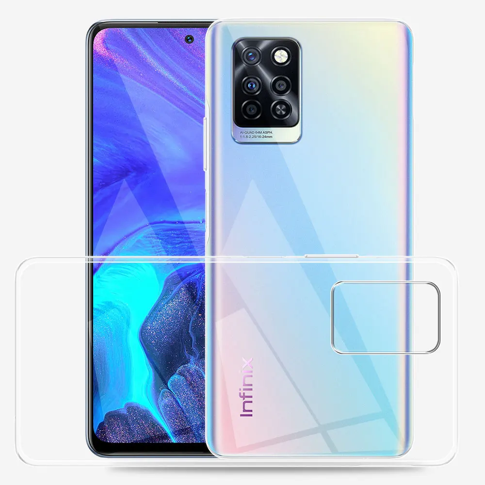 For Infinix Note 10 Pro NFC Case Clear Silicone Soft TPU Phone Back Case Cover For Infinix Note 10 Pro Clear Coque Bumper Fundas