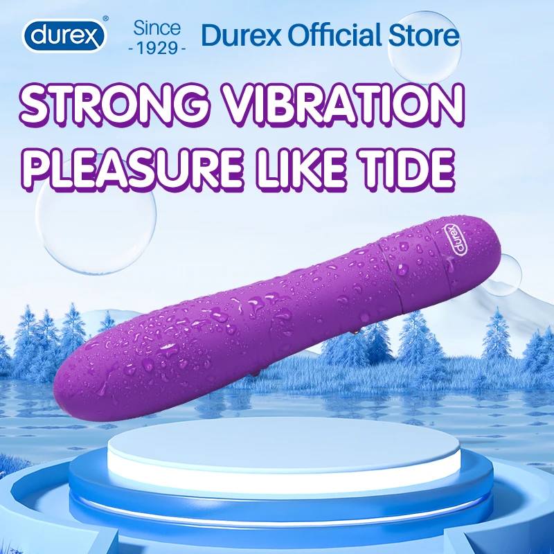 Durex G Spot Dildo Vibrators for Women Vagina Vibrator Mute Silicone Clitoris Stimulate for Sex Mini Sex Massage Toys for Adults