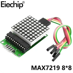 Led Display MAX7219 Dot Led Matrix Module 8*8 Mcu Controle Module Voor Arduino 5V Interface Module 8X8 Output Input Gemeenschappelijke Kathode