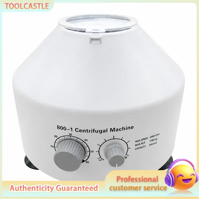 800 800-1 Lab Centrifuge 0-4000rpm 20ml×6 Benchtop Electric Machine for Blood Serum Clinical Use