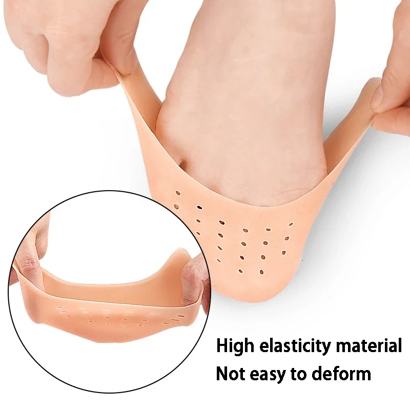 1 Pair Forefoot Protection Cushion Women's Silicone Cushion High Heels Ballet Shoes Cushion Pain Relief Foot Care Products