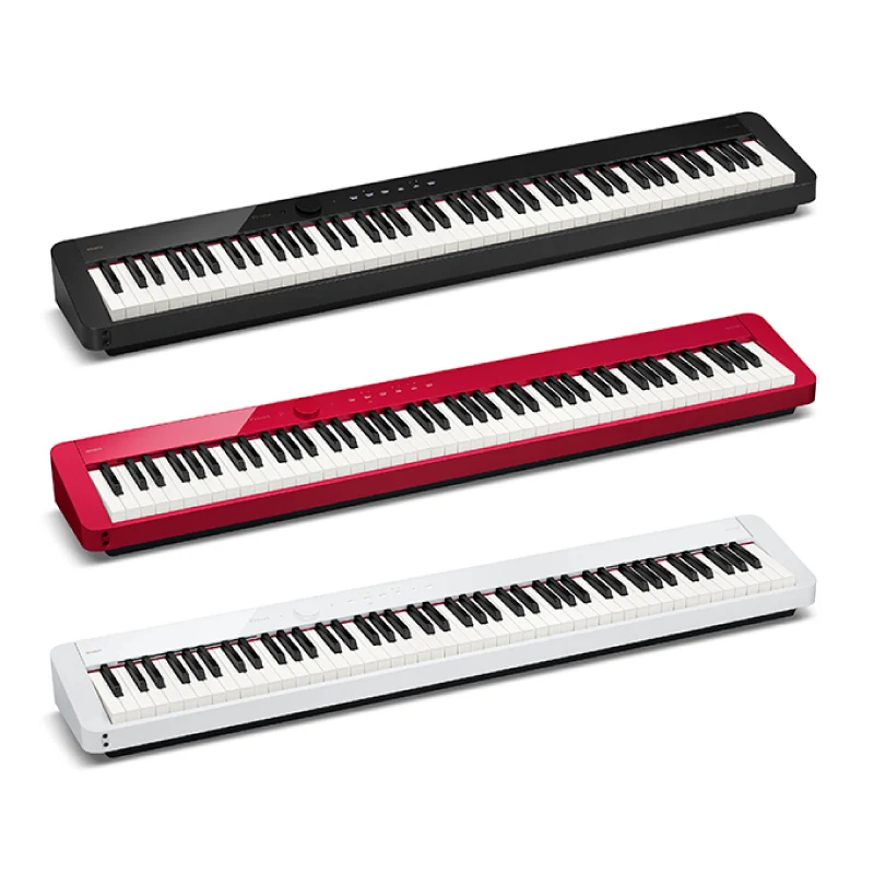 بيانو رقمي CASIO Privia PX-S1100 مزود بمطرقة بمقياس 88 مفتاحًا، وMIDI بلوتوث، وتصميم محمول فائق النحافة #4