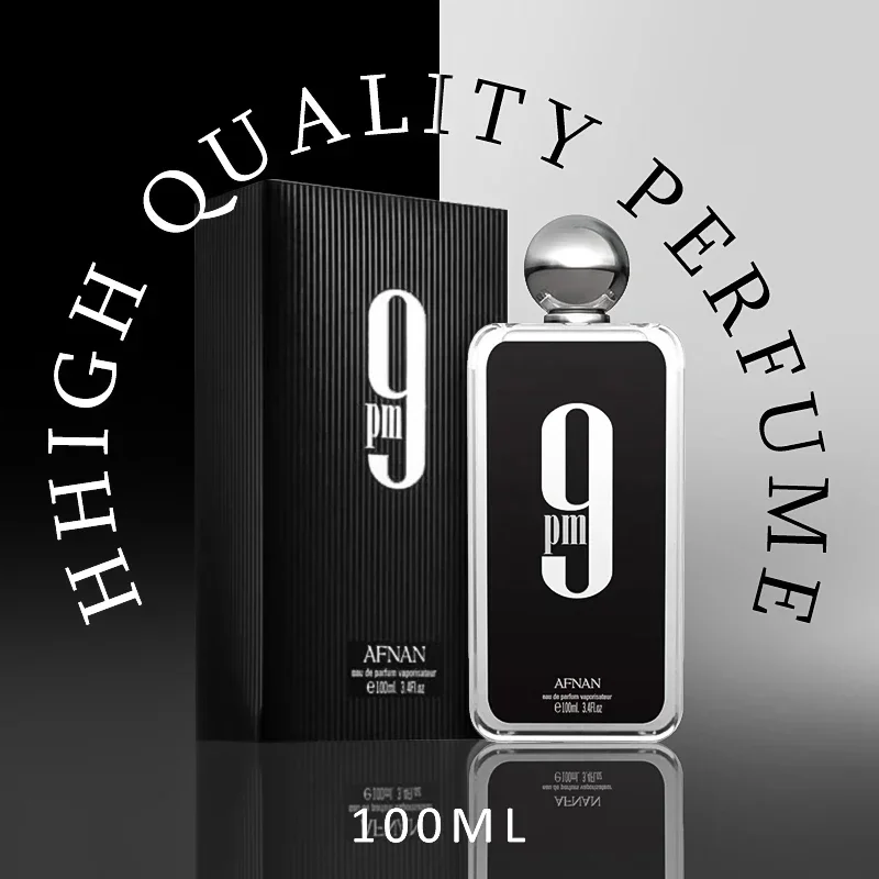 100ml 9PM Original Men\'s Perfume Afnan Light Fragrance Long Lasting Fragrances 3.4oz Women\'s Perfumes Charming Charm Gift New