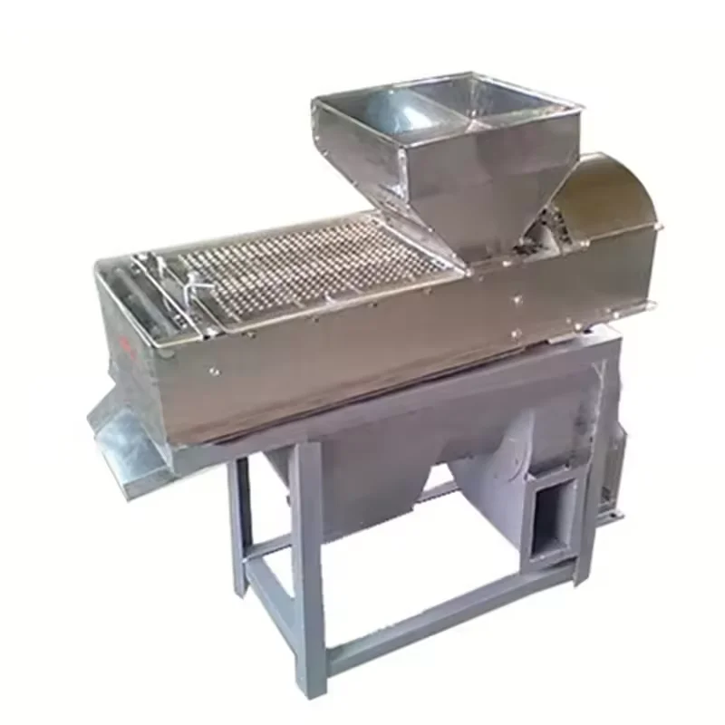 

Commercial Roasted Almond Peeling Peeler Dry Peanut Red Hulling Groundnut Shelling Machine