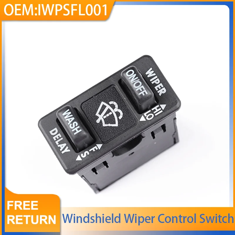 IWPSFL001 Interruptor de Control del Limpiaparabrisas de Repuesto para Freightliner Coronado 2000-2017 Columbia 2000-2016