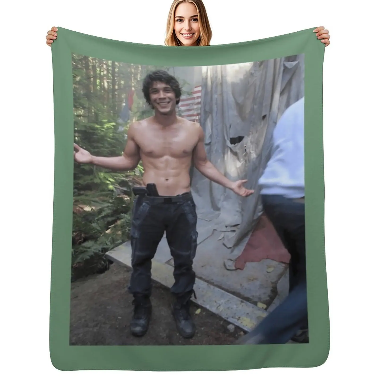 Bob Morley Spiral Notebook Throw Blanket Multi Use Warm Blanket for Living Room Bedroom