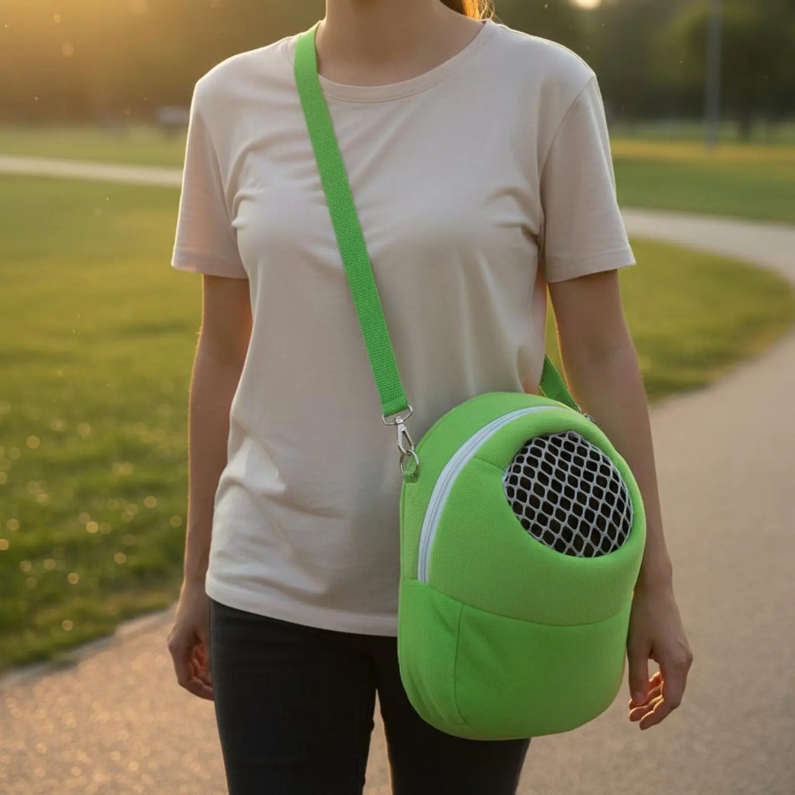 

Hamster Carrier Bag Portable Breathable Small Pet Carrier for Outdoor