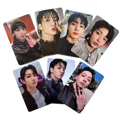 Kpop Idol Photocards Coleção Cartões, GOLDEN SOLO Album, Postais Lomo, Fãs Presentes, 7pcs por conjunto