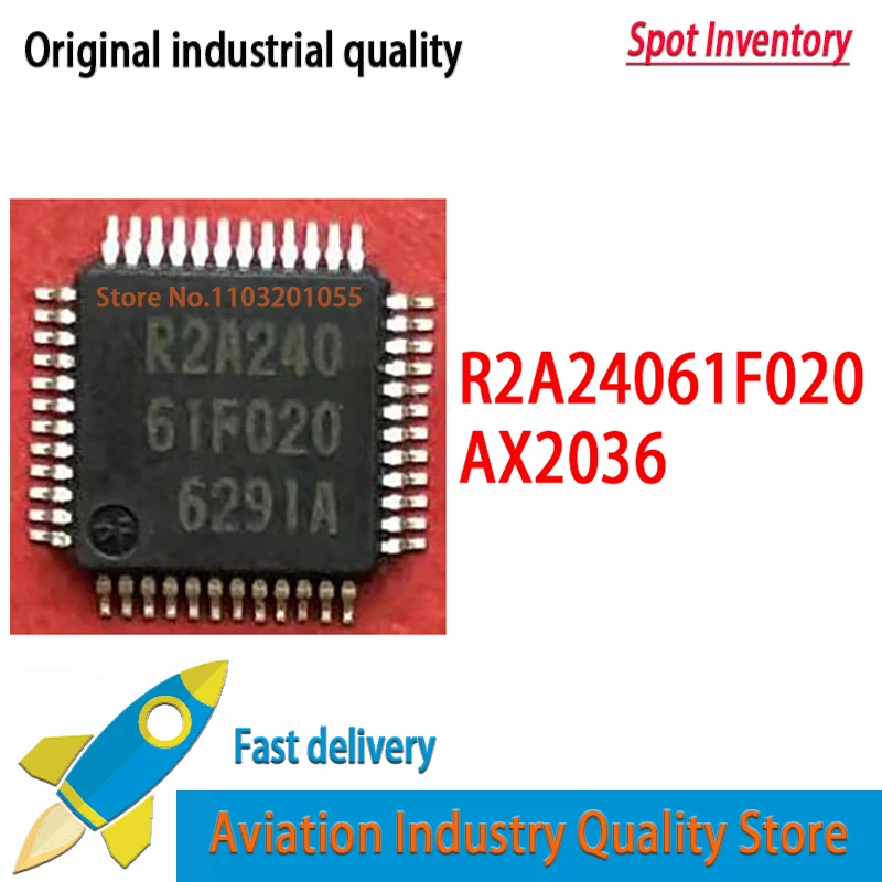 

10Pcs/Lot R2A24061F020 R2A24061 AX2036 QFP48 NEW and Original in Stock