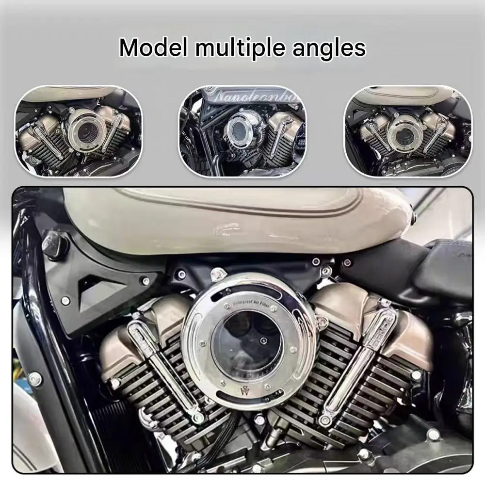 For Benda Napoleon 250, the modified accessories include semi-transparent air filter, large intake, and high-flow filter.