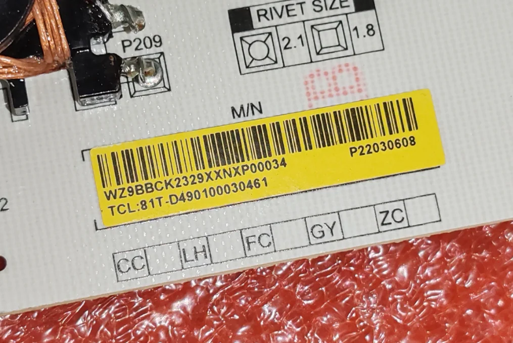PW.A168W2.988  81T-D490100030461   81T-D490100032761  LED TV power board. 2 specifications  check photos for shipment