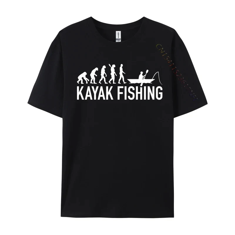 Kayak Fishing Evolution Newest Man T Shirt Kawaii Pomegranate Heartbeat Geek Tops & Tees Cotton Tops T Shirt