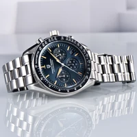 PAGANI DESIGN 2026 New Moon Men's Watches Luxury Quartz Watch For Men VK63 Chronograph AR Sapphire Mirror Ceramic Bezel Luminous photo 3