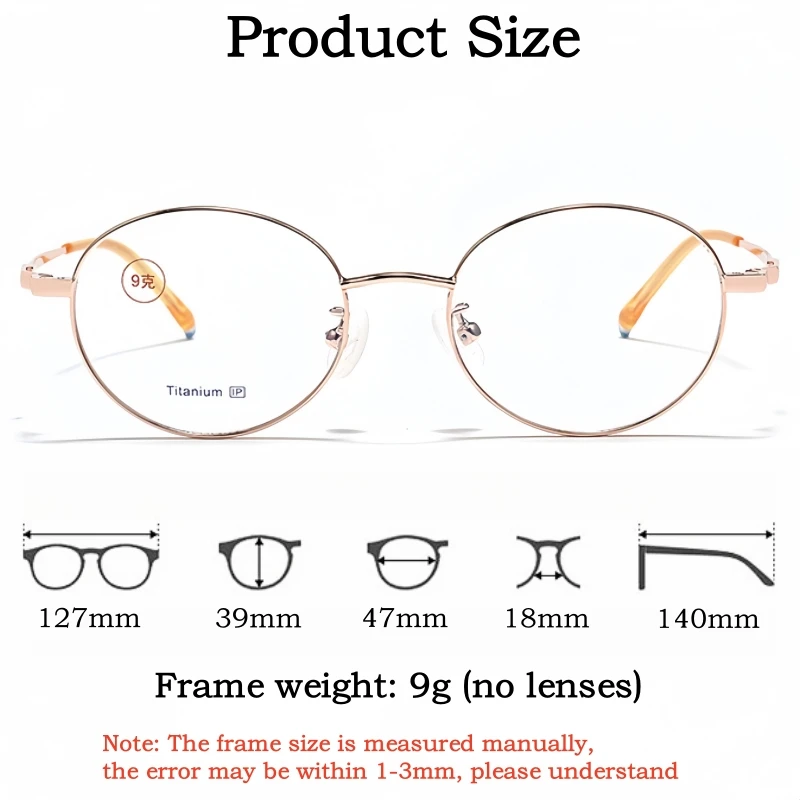 Meeshow High-Quality 127MM Titanium Kids Glasses Retro Round Ultralight Student Optical Prescription Lenses Boy Girl Eyeglasses