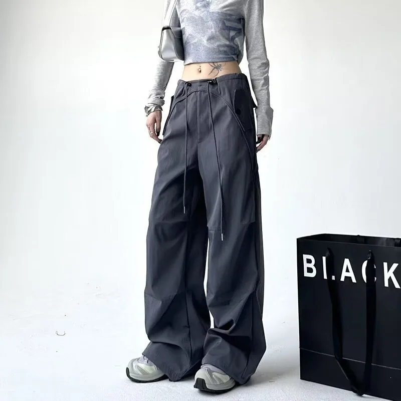 Summer Hot Sale Of The Season New Workwear Pants Loose Wide Leg Sporty Long Trousers for Men And Women Stylish Casual Oxford ...
