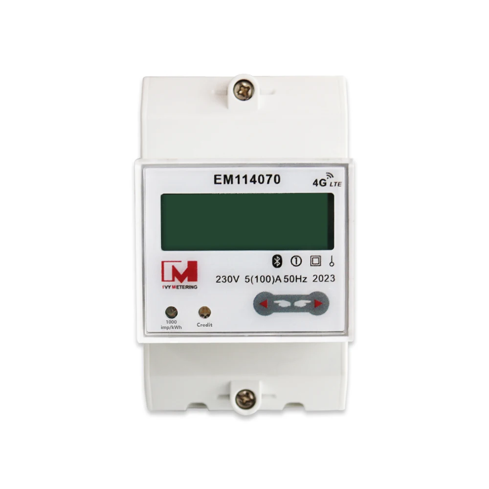 EM114070 STS meters external sim gprs metering system smart power meter and 4g lte module