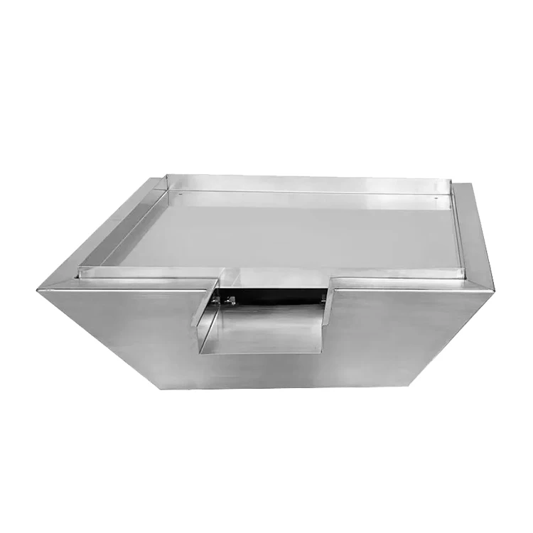 Stainless Steel Fire Pit Air Bowl Patio with Pool Waterfall and Fountain Garden Decorations
