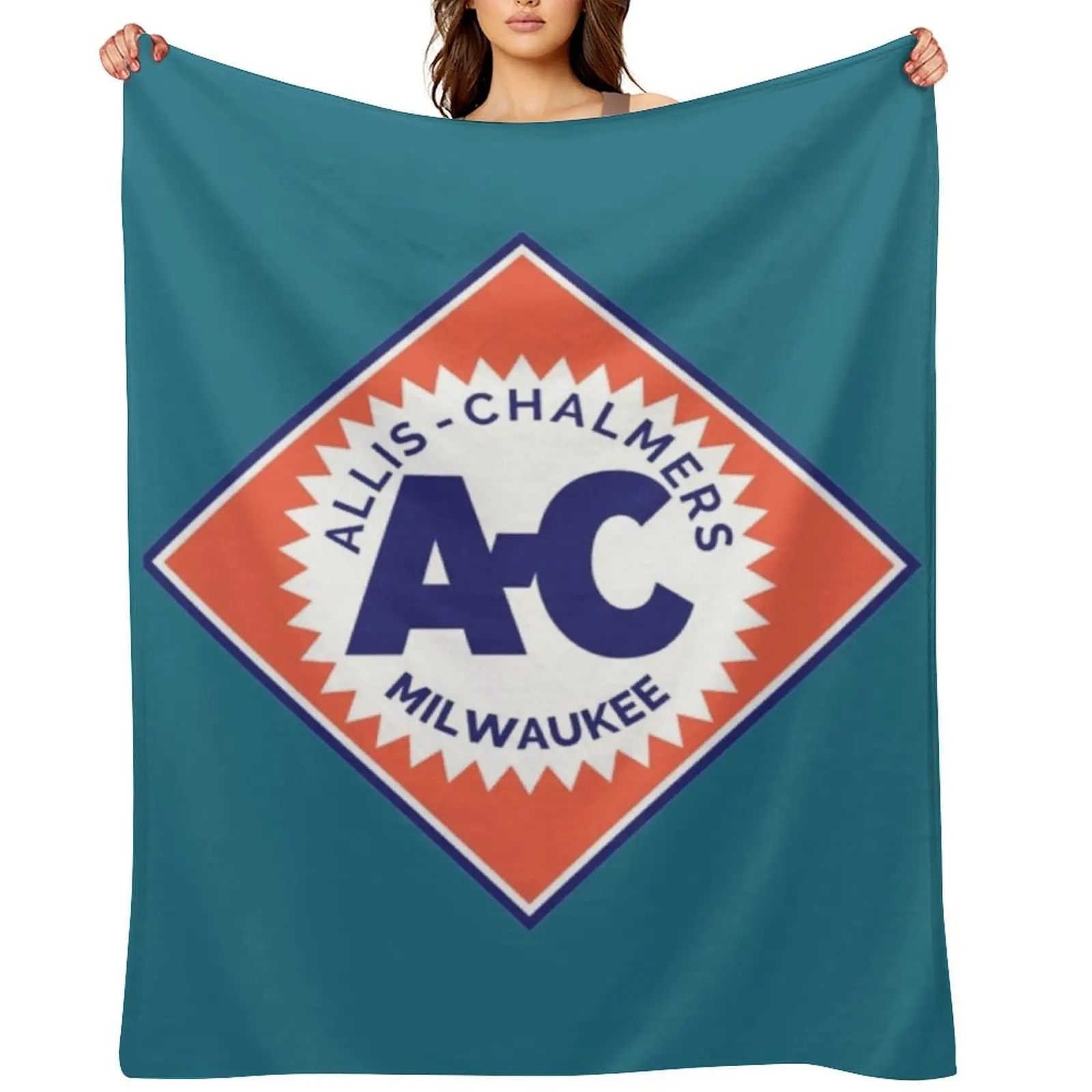 

Allis Chalmers retro diamond logo 1919 Throw Blanket Quilt Multi-Purpose Decorative Sofas Decorative Beds Blankets