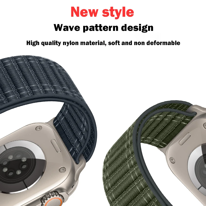 Cinturino in nylon per Apple Watch 46mm 42mm Bracciale intrecciato Cinturino sportivo per Iwatch 11 10 9 8 44/40mm Accessorio per cinturino Ultra49mm