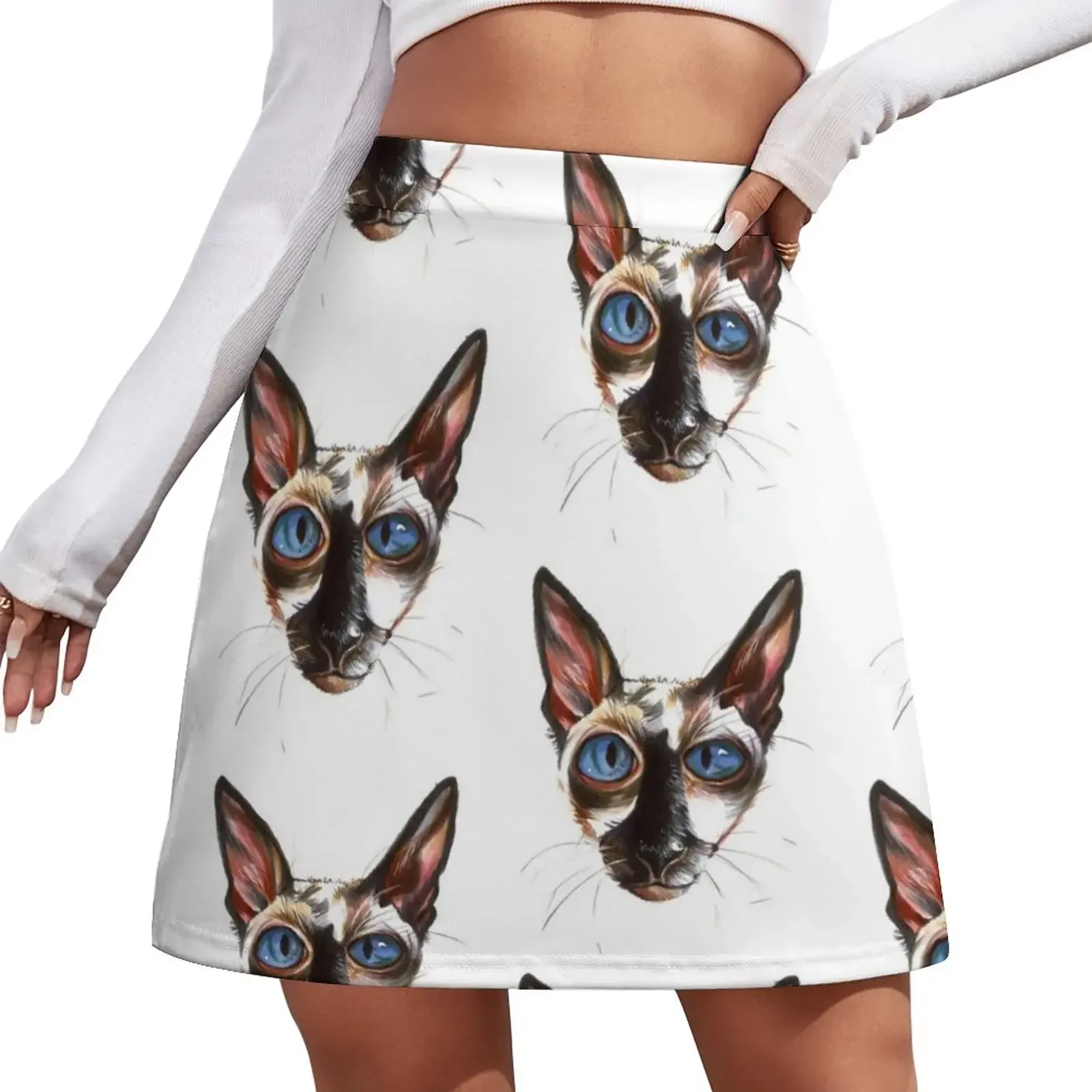 Die Katze Mini Skirt Women's skirts Women's summer dress korean clothes ladies dress women summer