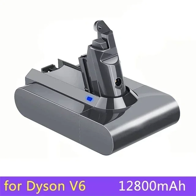 High-capacity 12800mAh V6 V7 V8 V10 Type A/B Replacement Battery for Dyson Absolute Cord-Free Vacuum Handheld Vacuum Cleaner