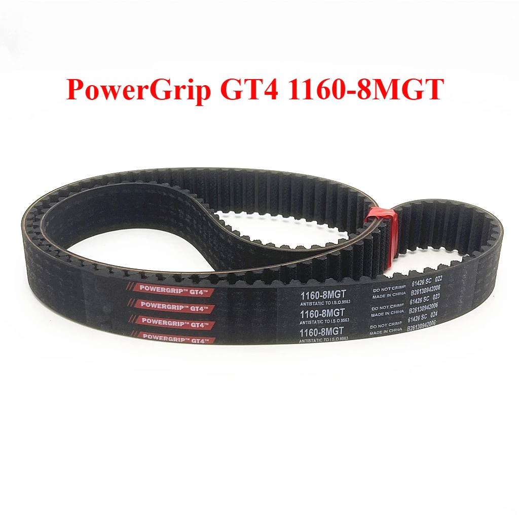 PowerGrip GT4 1160-8MGT 145 Teeth Timing Belt 3D Printer CNC Machine Textile Machine Fan Drive Belt Replacement for GT3/GT2