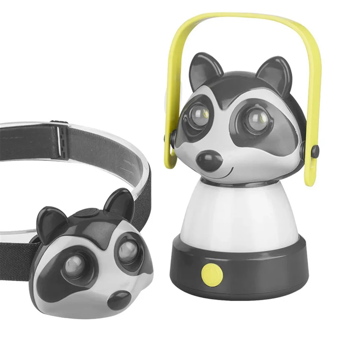 

AUU-Outdoor Camping Lamp Lighting LED Camping Lamp Type-C Charger Camping Lantern Animal Camping Lamp,Raccoon Camping Lamp