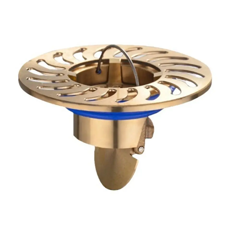 Copper Shower Floor Drain Sink Strainer Anti-odor Drain Filter Plug Backflow Preventer Bathroom Supplies Home Hardware