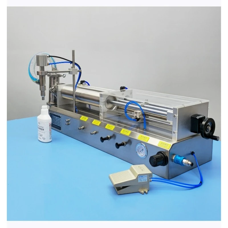 

Pneumatic Piston Type Quantitative Filling Machine Semi-Automatic Filling Machine for Laundry Detergent Dish Soap Paste