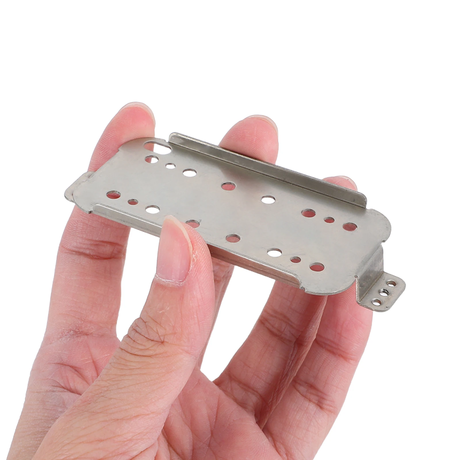 

2 pcs Guitar Neck Humbucker Pickup Base Plate 50Mm 52Mm Pole Spacing Electric Replacement Part Sturdy Cupronickel Double Bridges