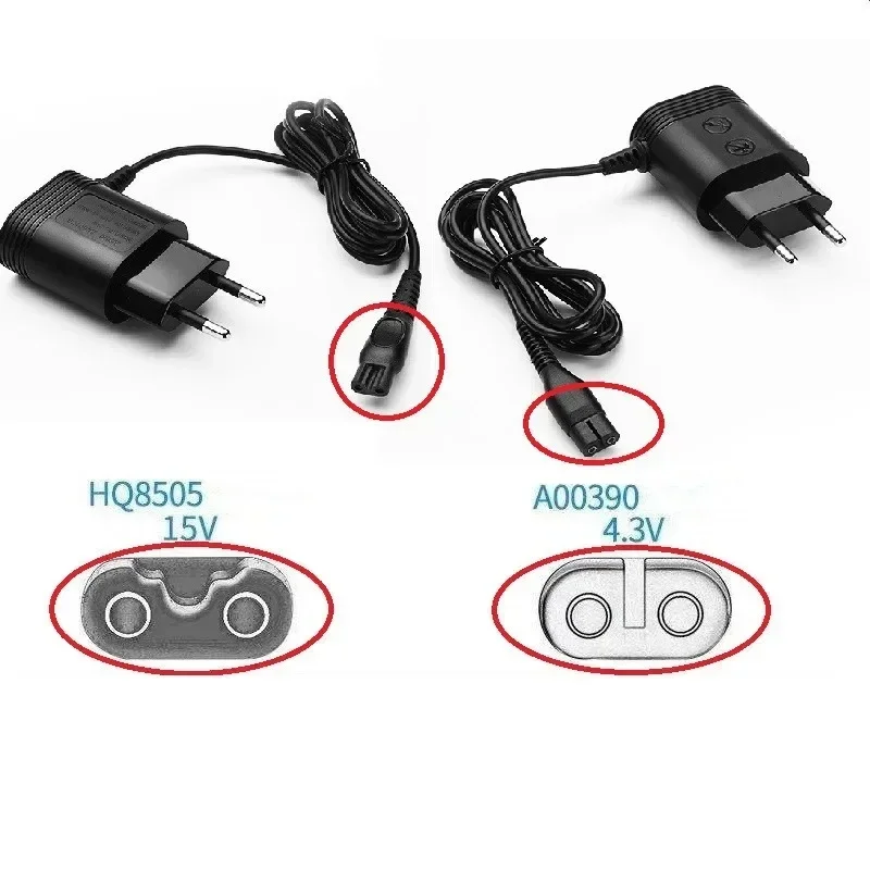 For PHILIPS Razors HQ8505 7000 5000 3000 9000 2000 2300 Mg7750 Mg7790 8500X Series Razor Charging Cable 15V 5.4W Power Adapter