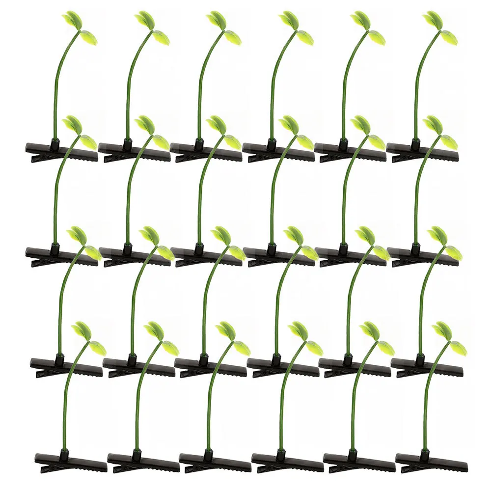 

50Pcs Four Leaf Clover Hair Clip Cute St Patricks Day Hairpins Spring Clip Funny Grass Plant Barrettes Women Daily