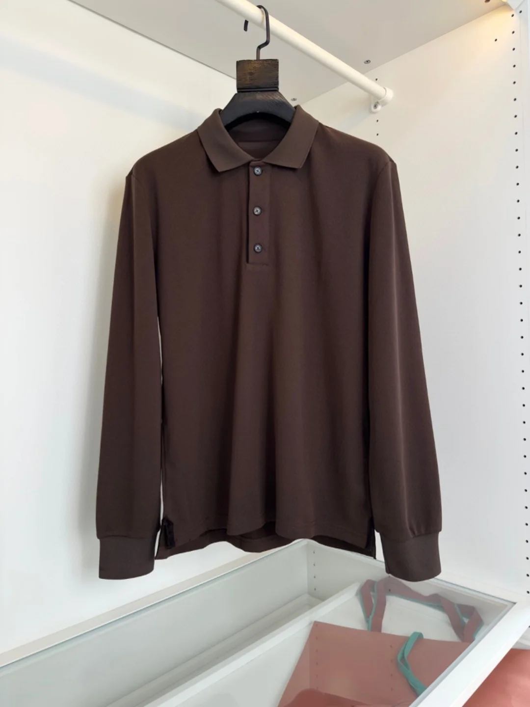 

Long Sve irt Collared Sweater Mixed Fibre Cotton Velboa Lightweight Autumn Winter New Sle Casual Wear